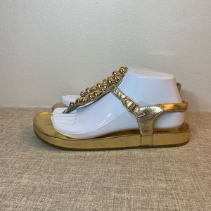 Mossimo Gold Sandals